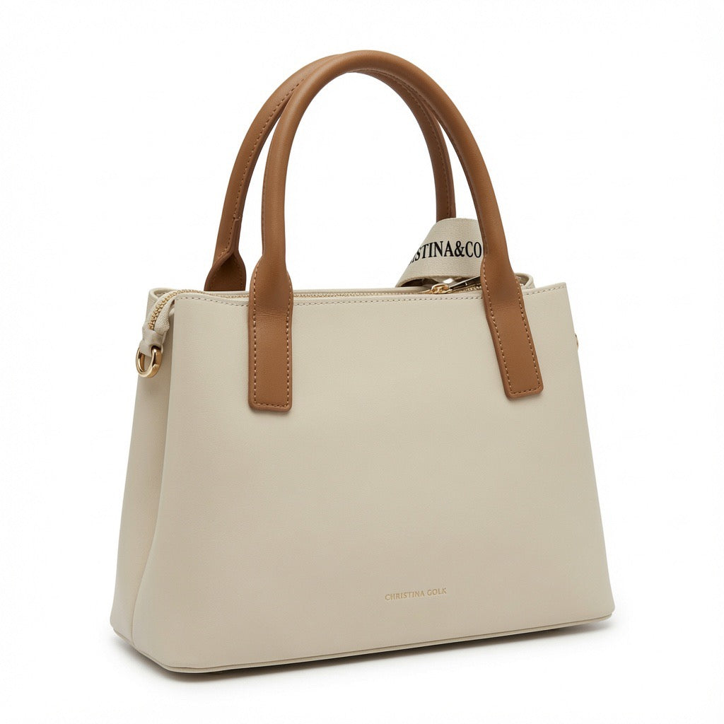 Christina  Structured Tote Bag BA-554