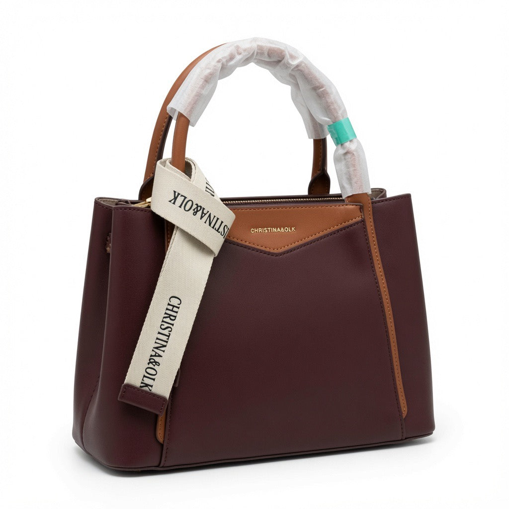 Christina  Structured Tote Bag BA-554