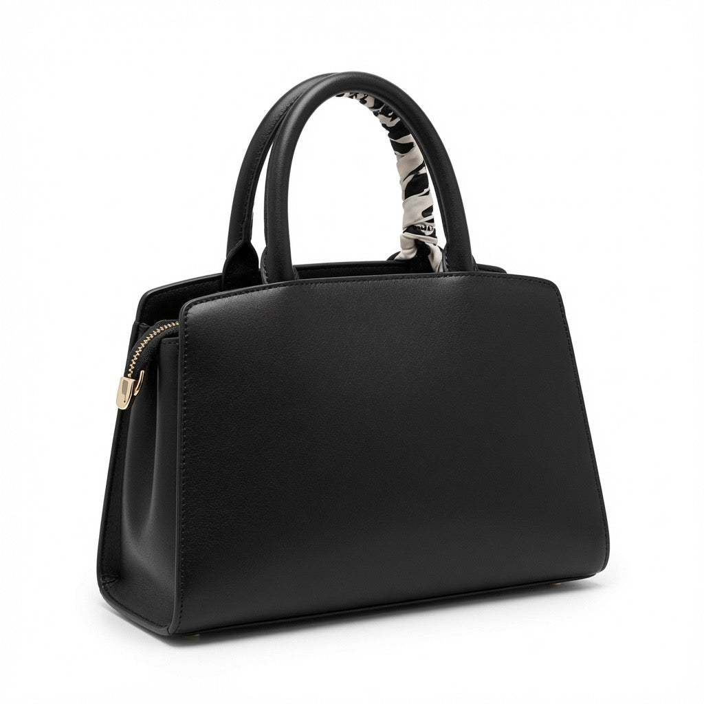 Top Handle Bag with Twilly Scarf BA-561