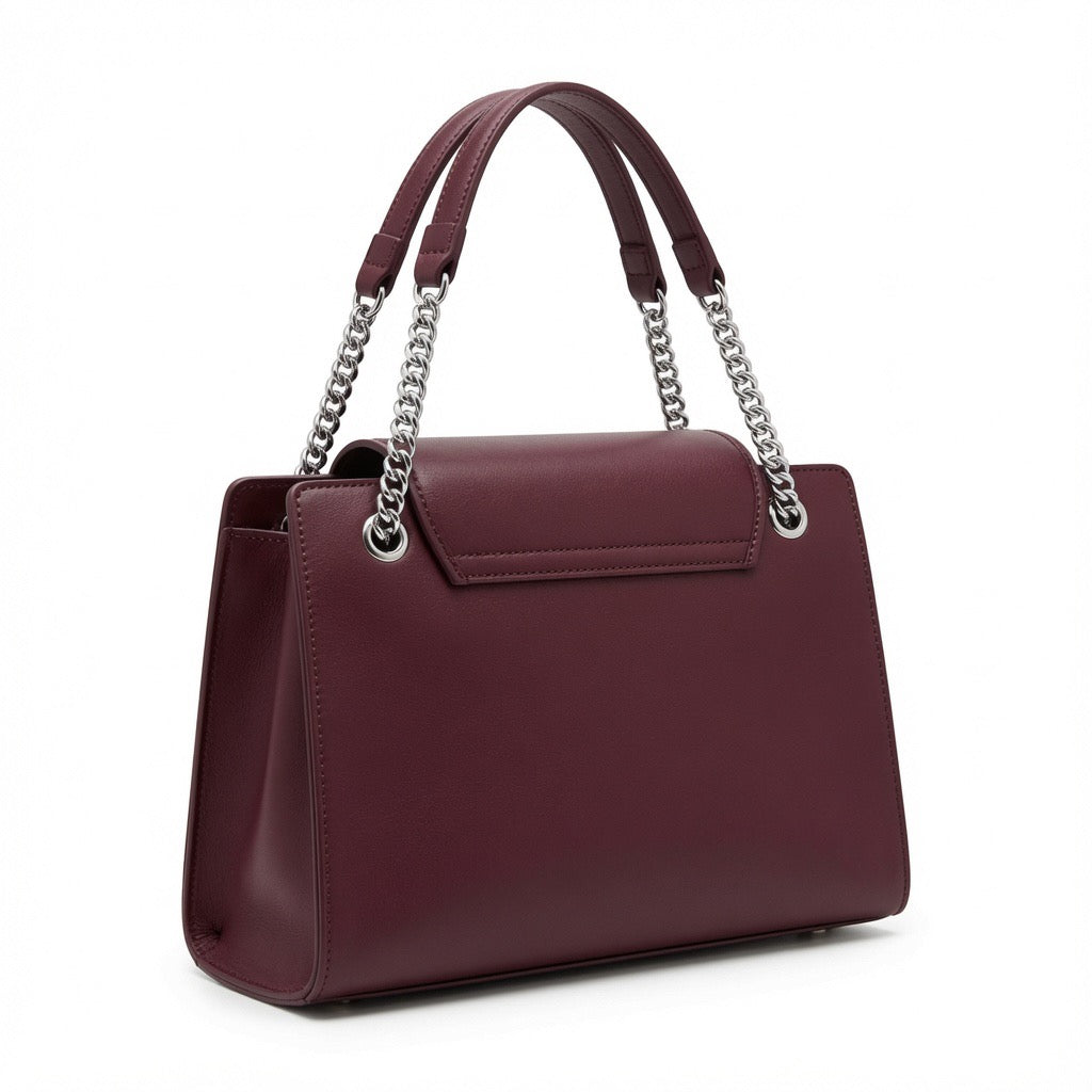 Pleated Chain Shoulder Bag ba-553