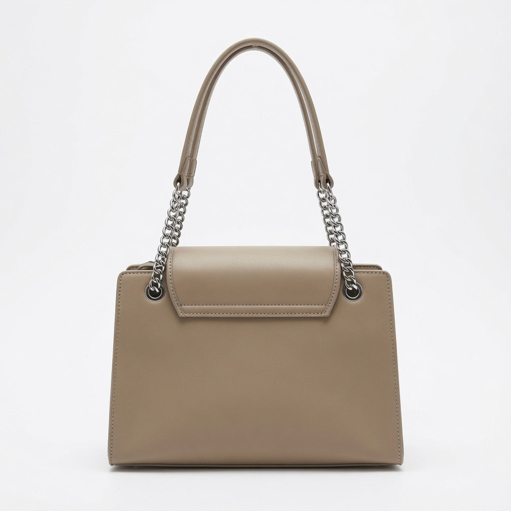 Pleated Chain Shoulder Bag ba-553